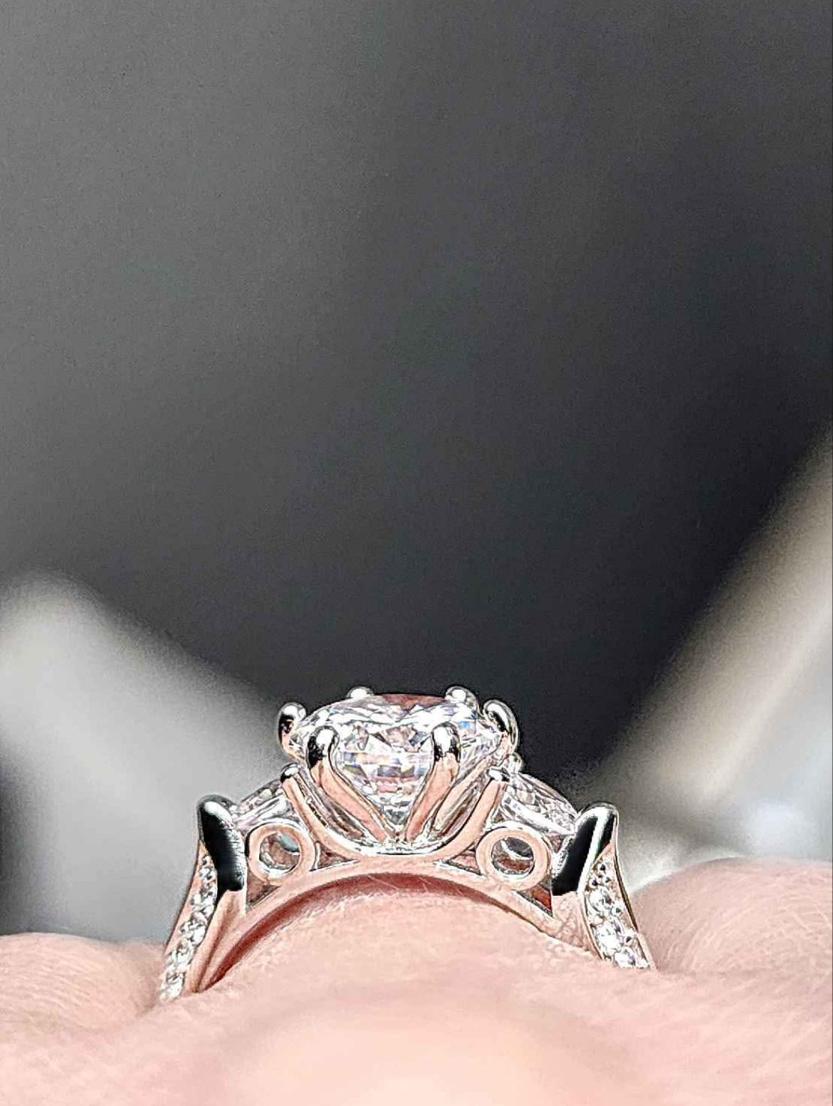 Cubic Zirconia Sterling Silver Ring