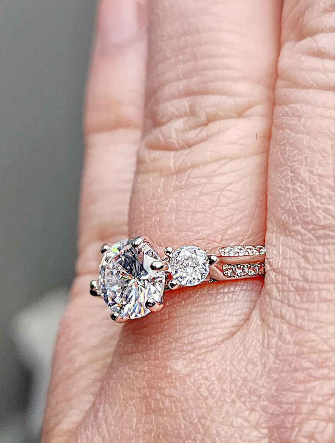 Cubic Zirconia Sterling Silver Ring